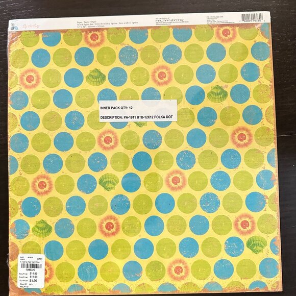 Endless Summer 12"x12" Scrapbook Paper Pack Bundle Beach Theme - Picture 10 of 13